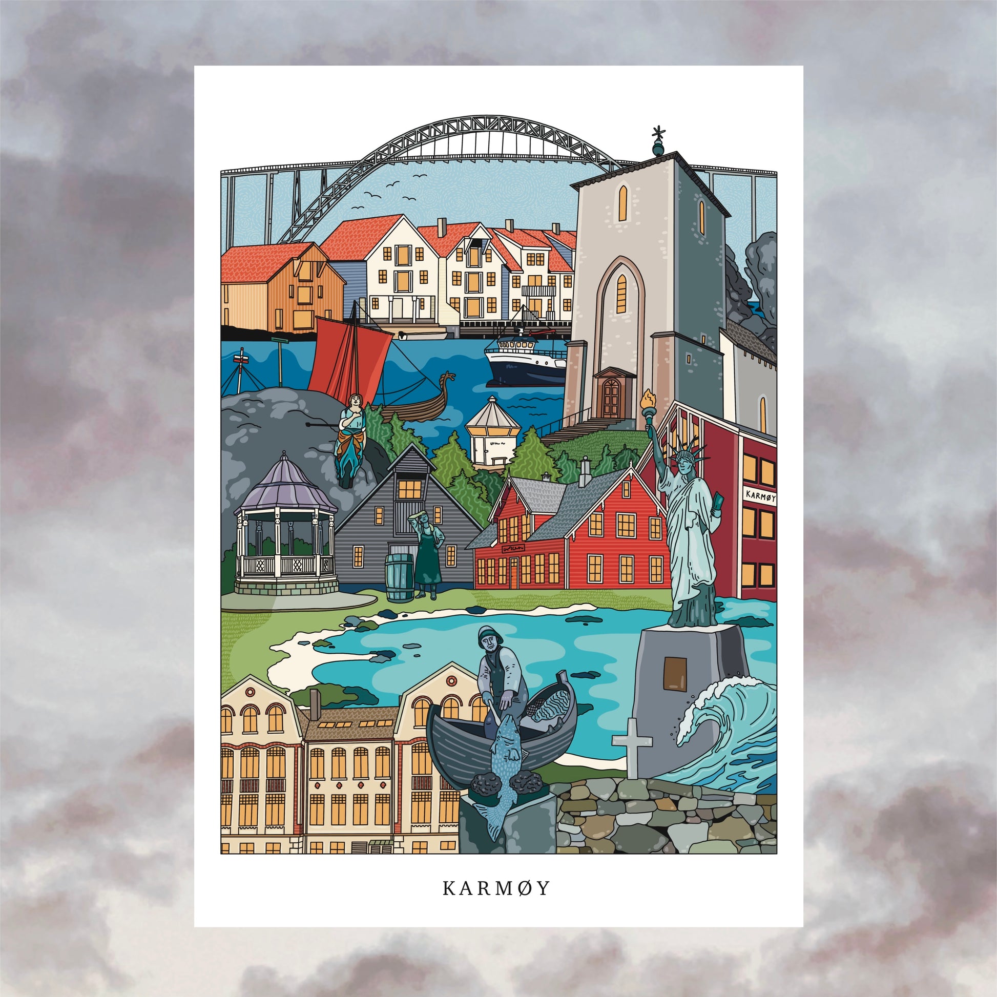 Karmøyplakaten i fargen Original
